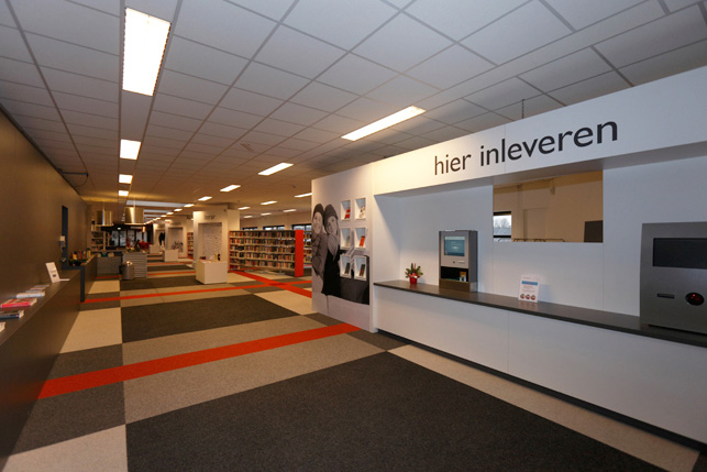 Bibliotheek Inrichting | Bibliotheek Decoratie | Bibliotheek Belettering | Bibliotheek Bewegwijzering